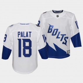 Ondrej Palat Youth Jersey Lightning 2022 Stadium Series White Fanatics Jersey