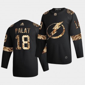 Ondrej Palat Lightning #18 Python Skin 2021 Exclusive Edition Jersey Black