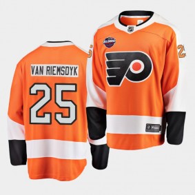 James van Riemsdyk #25 Flyers 2019 NHL Global Series Breakaway Player Men's Jersey