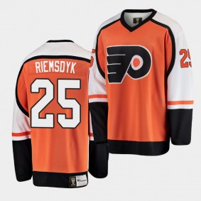 James van Riemsdyk #25 Flyers Heritage Premier Men's Jersey