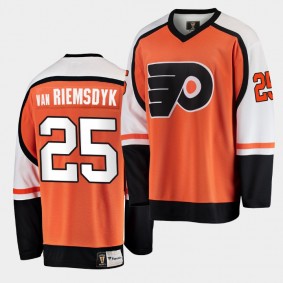 James van Riemsdyk #25 Flyers Premier 2019-20 Breakaway Player Men's Jersey