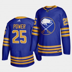 Owen Power #25 Sabres 2021 NHL Draft First Pick Authentic Royal Jersey