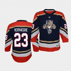 Carter Verhaeghe Florida Panthers 2021 Reverse Retro Navy Replica Youth Jersey