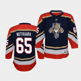 Markus Nutivaara Florida Panthers 2021 Reverse Retro Navy Replica Youth Jersey