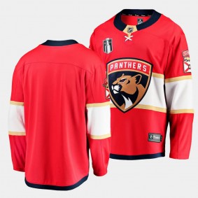 Florida Panthers 2023 Stanley Cup Final Red Home Breakaway Jersey Men's