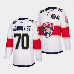2023 All-Star Patch Patric Hornqvist Florida Panthers White #70 Away Authentic Jersey