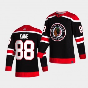 Chicago Blackhawks 2021 Reverse Retro Patrick Kane Black Special Edition Authentic Jersey