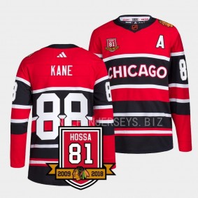 Chicago Blackhawks Only One 81 Patrick Kane #88 Red Reverse Retro 2.0 Jersey Men's