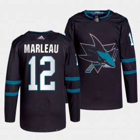 Patrick Marleau #12 San Jose Sharks Retired Number Primegreen Black Jersey