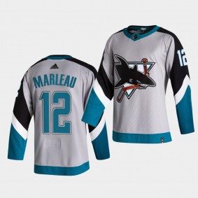 San Jose Sharks 2021 Reverse Retro Patrick Marleau Grey Special Edition Authentic Jersey