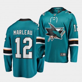 Patrick Marleau San Jose Sharks 2020-21 Home Men Teal Breakaway Player Jersey