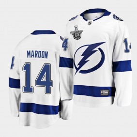 Patrick Maroon #14 Lightning 2021 Stanley Cup Final White Jersey