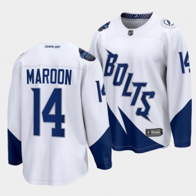 Patrick Maroon Lightning #14 2022 Stadium Series Jersey White Fanatics