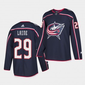 Patrik Laine #29 Blue Jackets 2021 Authentic Home Navy Jersey