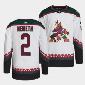 Arizona Coyotes Primegreen Authentic Patrik Nemeth #2 White Jersey Away