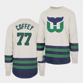 Paul Coffey Hartford Whalers Center Ice Crew White Retro Cotton Jersey