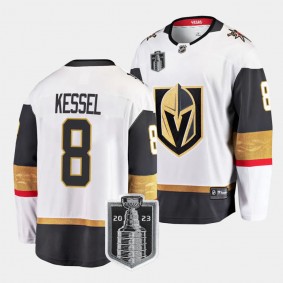 2023 Stanley Cup Final Phil Kessel Jersey Vegas Golden Knights White #8 Away Men's