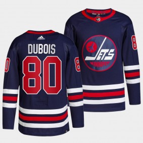 Jets Alternate Pierre-Luc Dubois #80 Navy Jersey Primegreen Authentic Pro