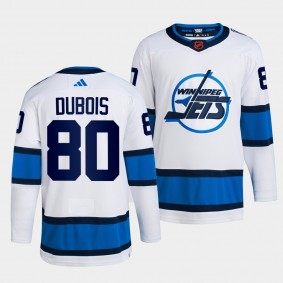 Winnipeg Jets 2022 Reverse Retro 2.0 Pierre-Luc Dubois #80 White Jersey Authentic Primegreen