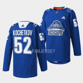 North Carolina Night Pyotr Kochetkov Raleigh IceCaps Blue #52 Throwback Jersey 2022