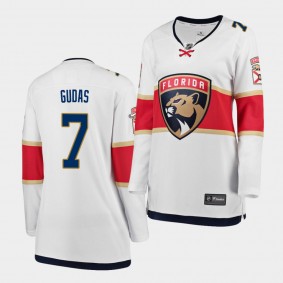 Radko Gudas Florida Panthers 2020-21 Away Women White Breakaway Player Jersey