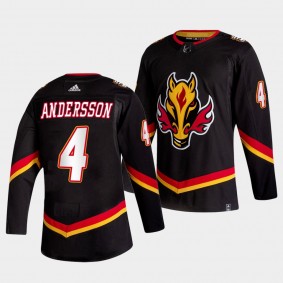 Calgary Flames Rasmus Andersson 2022-23 Alternate #4 Black Jersey Authentic