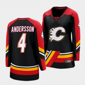 Rasmus Andersson Calgary Flames 2022 Special Edition 2.0 Women Breakaway Player 4 Jersey Retro