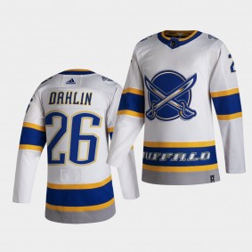 Buffalo Sabres 2021 Reverse Retro Rasmus Dahlin White Special Edition Authentic Jersey