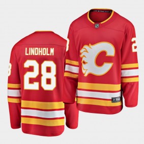 Elias Lindholm #28 Flames Alternate 2019 Breakaway Player Youth Jersey