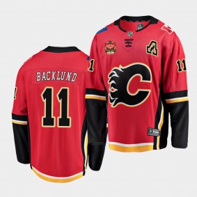 Mikael Backlund #11 Flames 2019 Heritage Classic Breakaway Player Men's Jersey