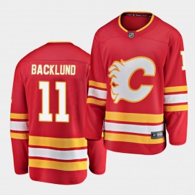 Mikael Backlund #11 Flames Alternate 2019 Breakaway Player Youth Jersey