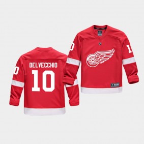 Youth Jersey Alex Delvecchio #10 Detroit Red Wings Replica Player Home Red Wings