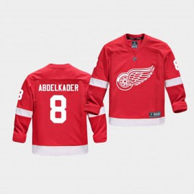 Youth Jersey Justin Abdelkader #8 Detroit Red Wings Replica Player Home Red Wings