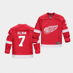 Youth Jersey Norm Ullman #7 Detroit Red Wings Replica Player Home Red Wings