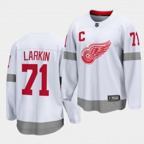 dylan larkin Detroit Red Wings 2021 Special Edition White Reverse Retro Breakaway Jersey