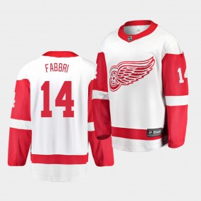 Robby Fabbri #14 Red Wings Breakaway Player Away Men's Jersey