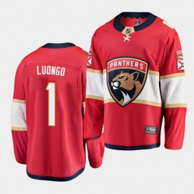 Roberto Luongo #1 Panthers Breakaway Home Men's Jersey