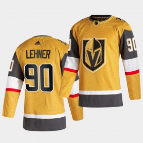 Robin Lehner #90 Golden Knights 2020-21 Alternate Authentic Player Gold Jersey