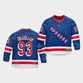 Youth Jersey Mika Zibanejad #93 New York Rangers Replica Player Home Rangers