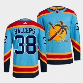 Reverse Retro 2.0 Rudolfs Balcers Florida Panthers Authentic Primegreen #38 Blue Jersey 2022