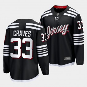 Ryan Graves New Jersey Devils 2022 Alternate Black Premier Jersey Men