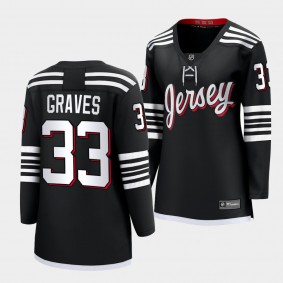 Ryan Graves Devils 2022 Alternate Premier Women Jersey