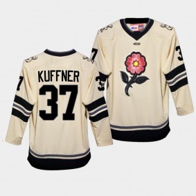 Ryan Kuffner Iowa Heartlanders #37 Wild Prairie Rose Jersey Gray Alternate