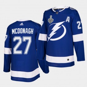 Tampa Bay Lightning Ryan Mcdonagh 2020 Stanley Cup Final Bound Authentic Player Blue Jersey