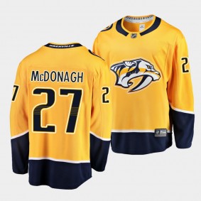 Ryan McDonagh Nashville Predators Home Gold 2022 Trade Jersey Men