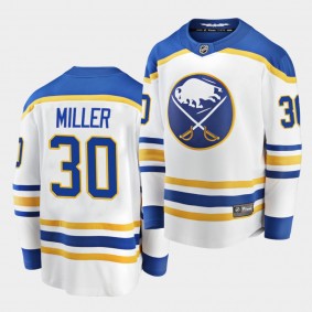 Ryan Miller Buffalo Sabres Away White Jersey