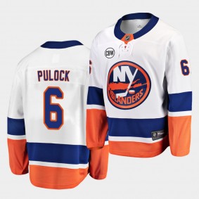 Ryan Pulock #6 Islanders 2018-19 Breakaway Away Men's Jersey