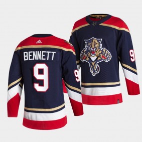 Sam Bennett #9 Panthers 2021 Reverse Retro Navy Jersey