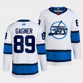 Winnipeg Jets 2022 Reverse Retro 2.0 Sam Gagner #89 White Jersey Authentic Primegreen