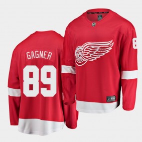 Sam Gagner Detroit Red Wings 2020-21 Home Men Red Breakaway Player Jersey